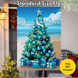 ‘Beach Tree’ Christmas Decorative Flag