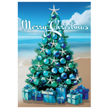 ‘Beach Tree’ Christmas Decorative Flag