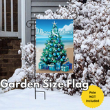 ‘Beach Tree’ Christmas Decorative Flag