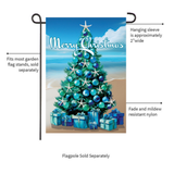 ‘Beach Tree’ Christmas Decorative Flag
