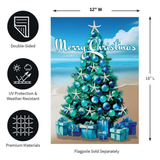 ‘Beach Tree’ Christmas Decorative Flag