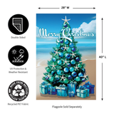 ‘Beach Tree’ Christmas Decorative Flag
