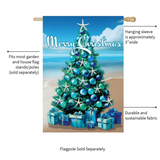 ‘Beach Tree’ Christmas Decorative Flag