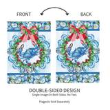 ‘Oyster Crab Wreath’ Decorative Flag