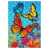 ‘Butterflies & Wildflowers’ Decorative Flag
