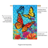 ‘Butterflies & Wildflowers’ Decorative Flag