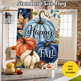 ‘Pumpkin Blues’ Decorative Flag