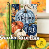 ‘Pumpkin Blues’ Decorative Flag
