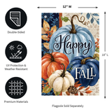 ‘Pumpkin Blues’ Decorative Flag