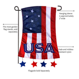 ‘Patriotic Applique’ Decorative Flag