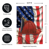 ‘Fireman Helmet’ Decorative Flag