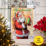 ‘Santa On Gold’ Decorative Flag