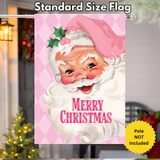 ‘Pink Santa’ Decorative Flag