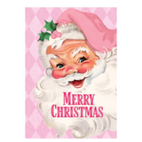 ‘Pink Santa’ Decorative Flag