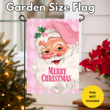 ‘Pink Santa’ Decorative Flag