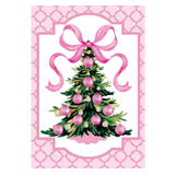 ‘Pink Christmas Tree’ Decorative Flag