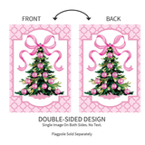 ‘Pink Christmas Tree’ Decorative Flag