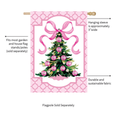 ‘Pink Christmas Tree’ Decorative Flag