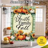 ‘Faith Family Fall’ Decorative Flag