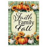 ‘Faith Family Fall’ Decorative Flag