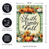 ‘Faith Family Fall’ Decorative Flag