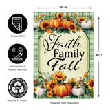 ‘Faith Family Fall’ Decorative Flag