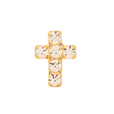 Sorrelli Carly Cross Stud Earrings in Crystal