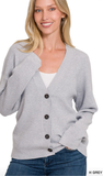 Zenana Short Sweater Cardigan, Assorted Colors
