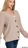Zenana Short Sweater Cardigan, Assorted Colors
