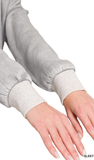 ZENANA Fleece Acid Wash Pullover, Assorted Colors