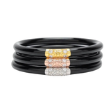 BuDha Girl, Three Kings AW Bangles Set/3 in Black