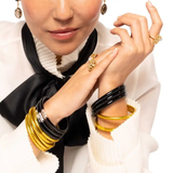 BuDha Girl, Three Kings AW Bangles Set/3 in Black
