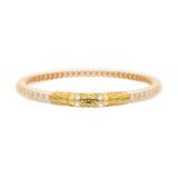 BuDha Girl, Queen AW Bangle, Gold / Clear Crystal