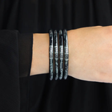 BuDha Girl,KOI Shadow All Weather Bangles Set/4