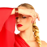 BuDha Girl,KOI Rouge All Weather Bangles Set/4