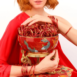 BuDha Girl,KOI Rouge All Weather Bangles Set/4