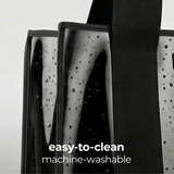 CASE-MATE Midnight Black Bow Jelly Tote Bag