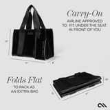 CASE-MATE Midnight Black Jelly Tote Bag