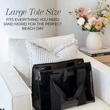 CASE-MATE Midnight Black Jelly Tote Bag