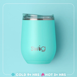 Swig “Mahjong” 12oz Stemless Wine Cup