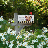 ‘Highland Cow Welcome Friends’ Decorative Mailbox Cover