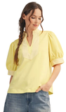 Jodifl Striped Contrast Top, Assorted Colors