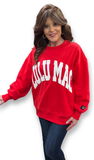 LULU MAC Sweatshirt ‘Puff Red / White’