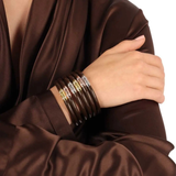 BuDha Girl, Three Kings AW Bangles Set/3 in Chocolate