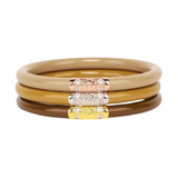 BuDha Girl, Three Kings AW Bangles Set/3 in Oro