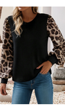 LDC Leopard Puff Sleeve Top