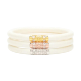 BuDha Girl, Three Kings AW Bangles Set/3 in Ivory