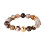 BuDhaGirl, Bianca Bracelet, Chocolate Jasper