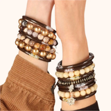 BuDhaGirl, Bianca Bracelet, Chocolate Jasper