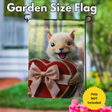 ‘Gifting Squirrel’ Decorative Flag
